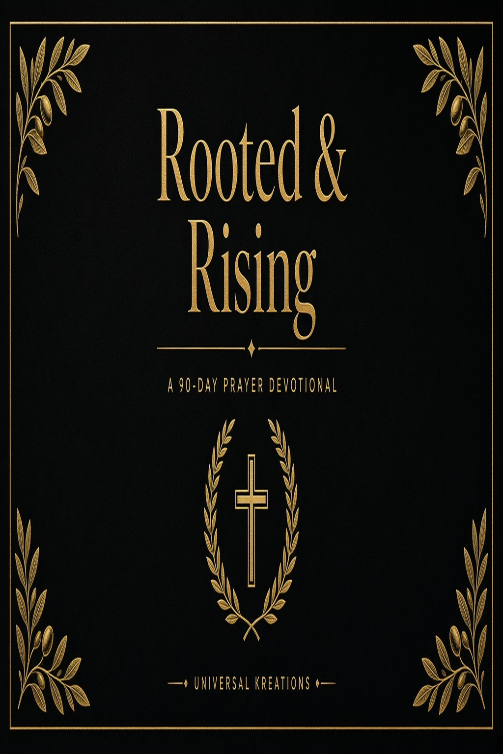 Rooted & Rising Black & Gold Paperback