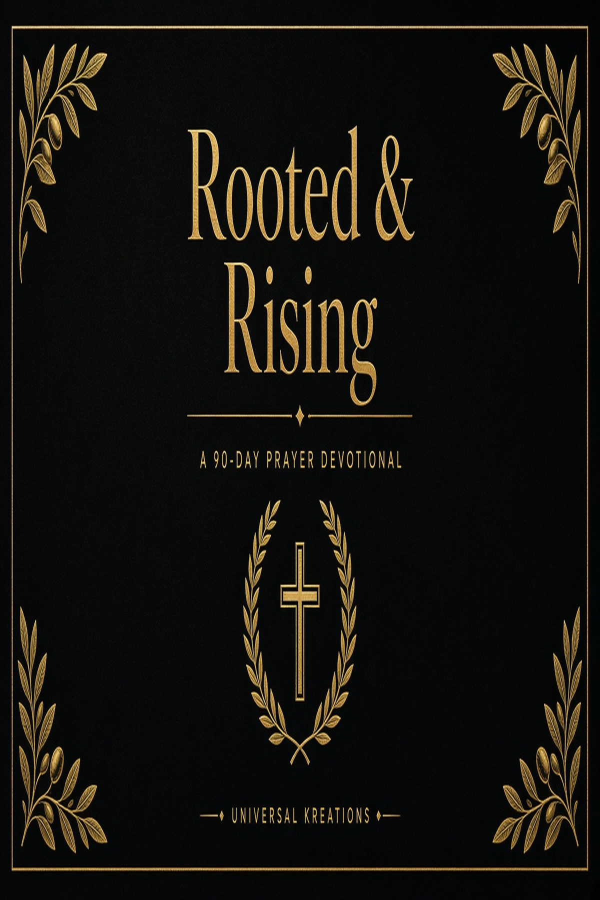 Rooted & Rising Black & Gold Paperback