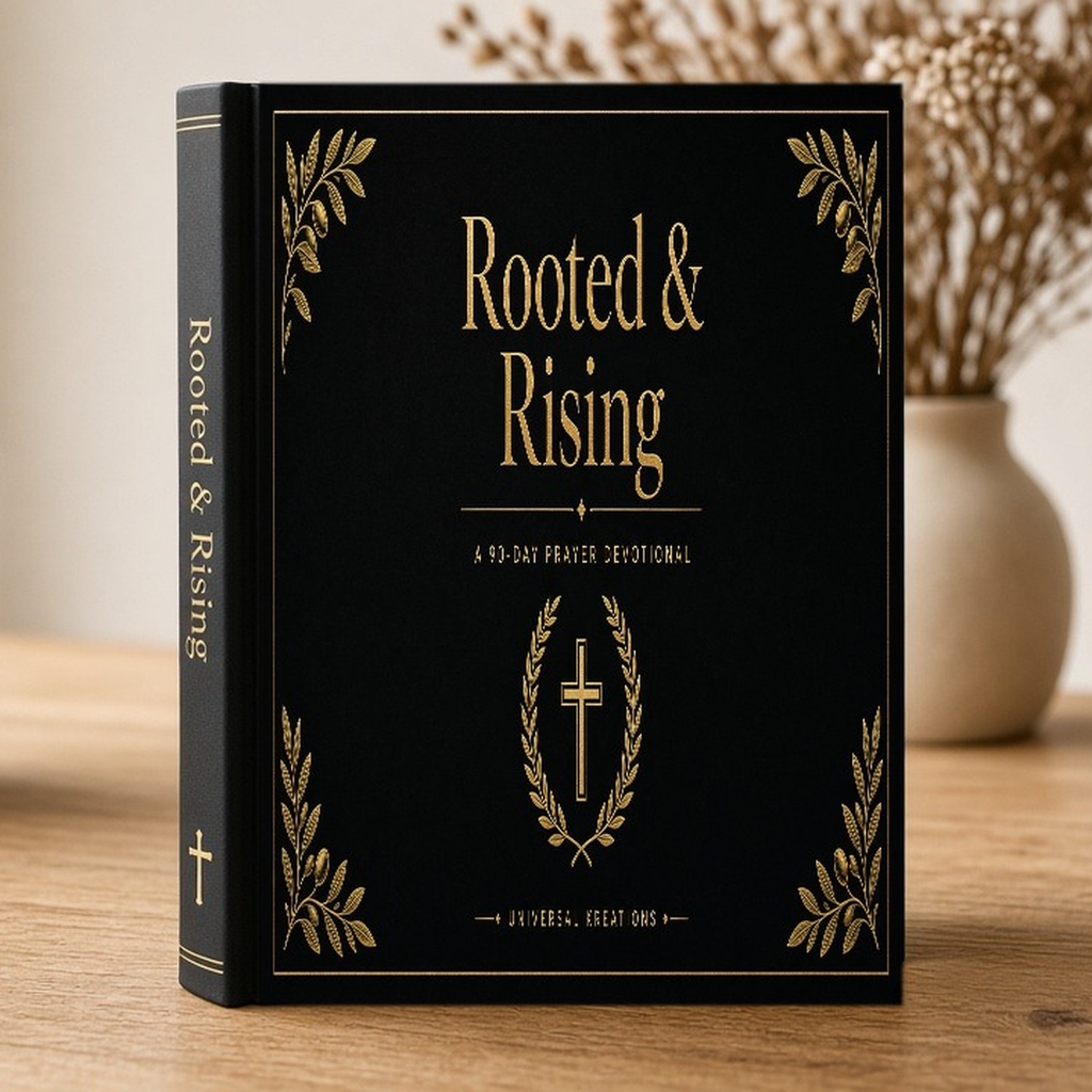 Rooted & Rising Black & Gold Hardcover