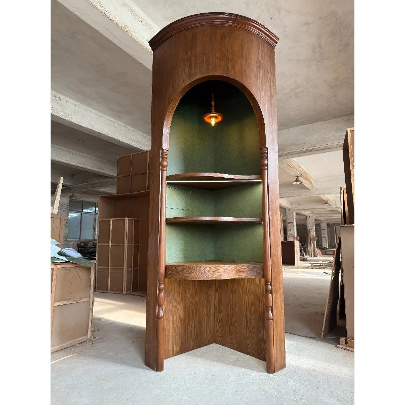 Corner Cabinet Antique Display Cabinet Archewelry Ceramic Jade Antique  Homestay Decoration