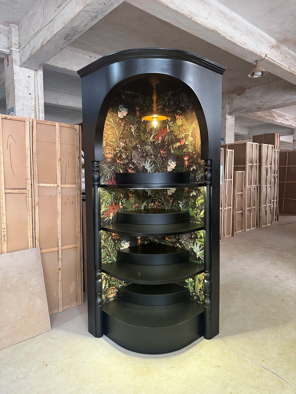 Corner Cabinet Antique Display Cabinet Archewelry Ceramic Jade Antique  Homestay Decoration
