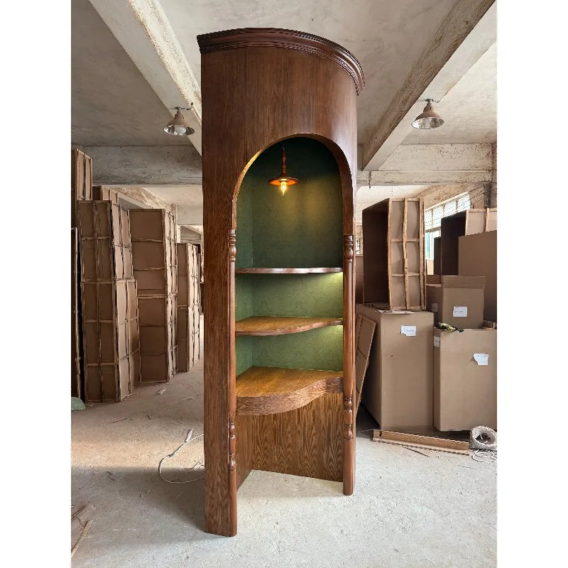 Corner Cabinet Antique Display Cabinet Archewelry Ceramic Jade Antique  Homestay Decoration