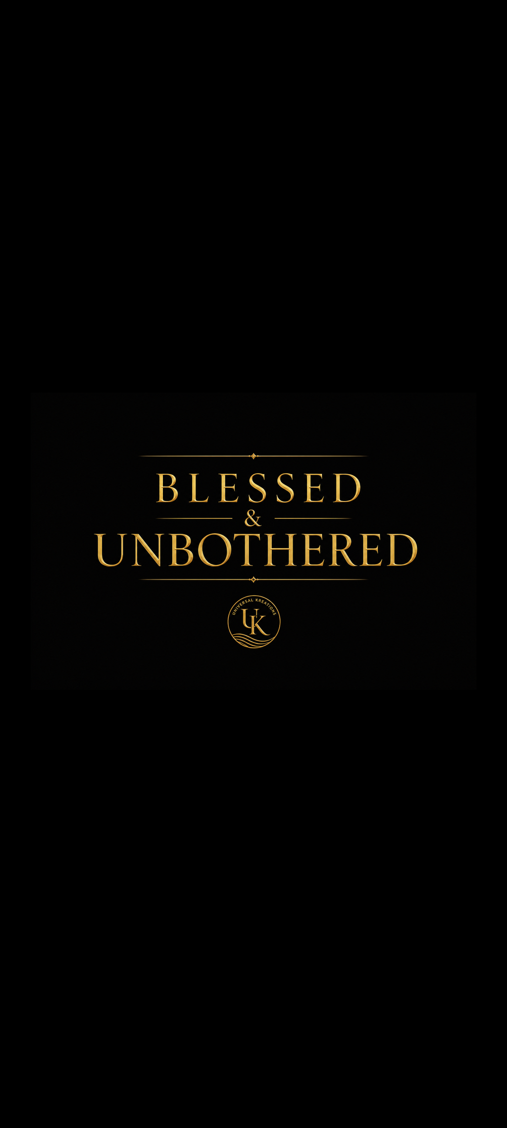Blessed & Unbothered | Phone + Desktop Wallpaper Pack