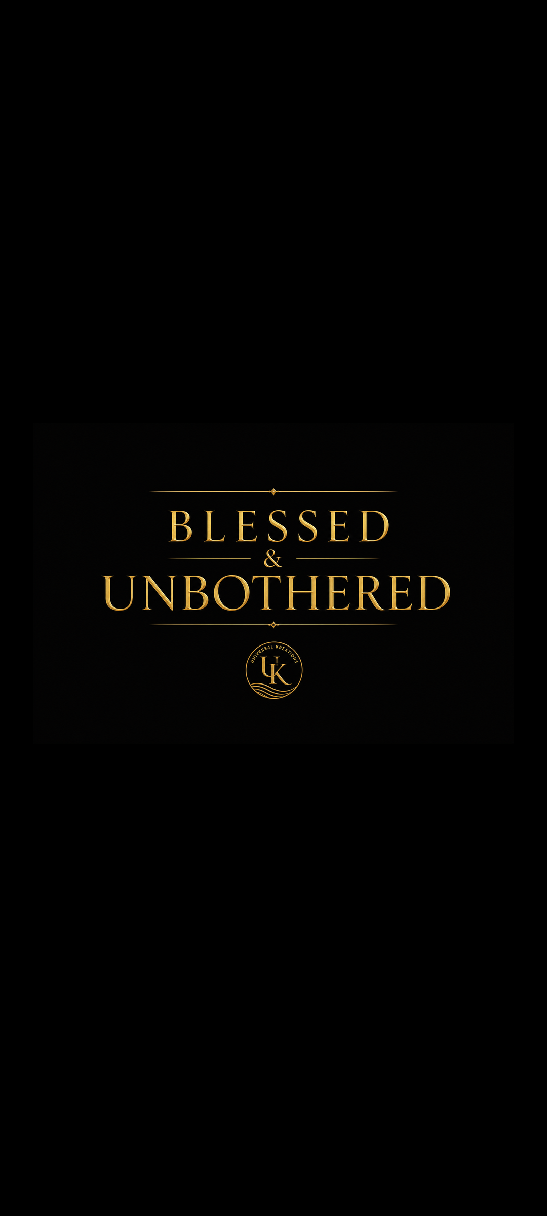 Blessed & Unbothered | Phone + Desktop Wallpaper Pack
