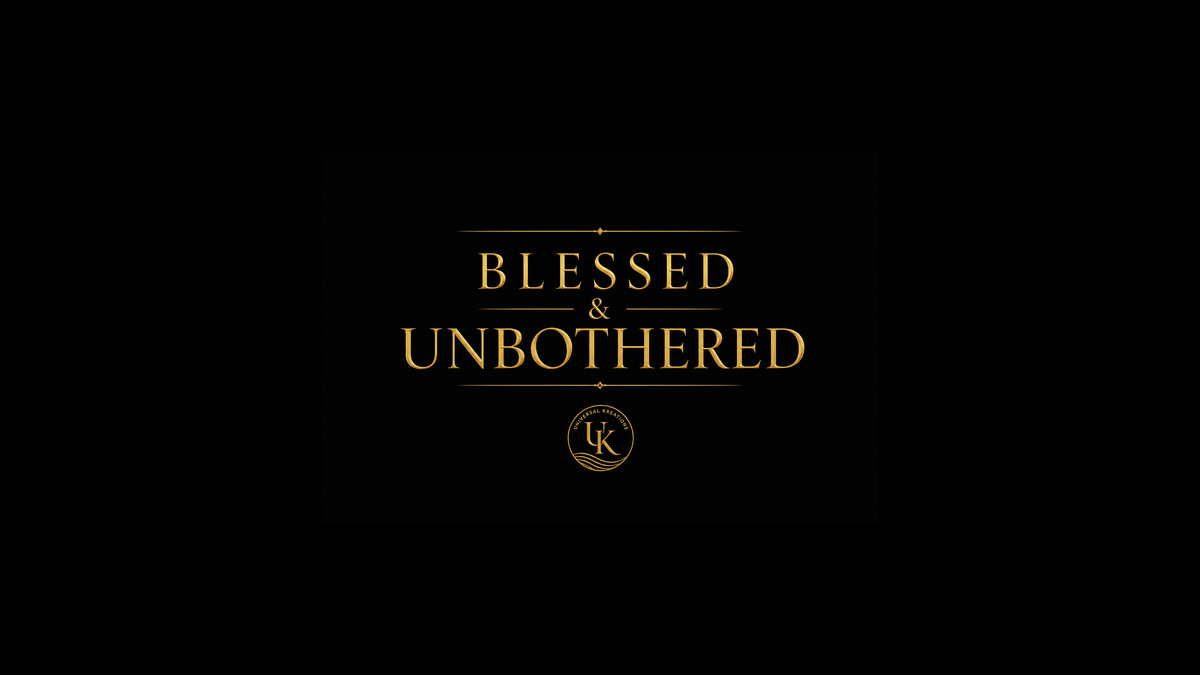 Blessed & Unbothered | Phone + Desktop Wallpaper Pack