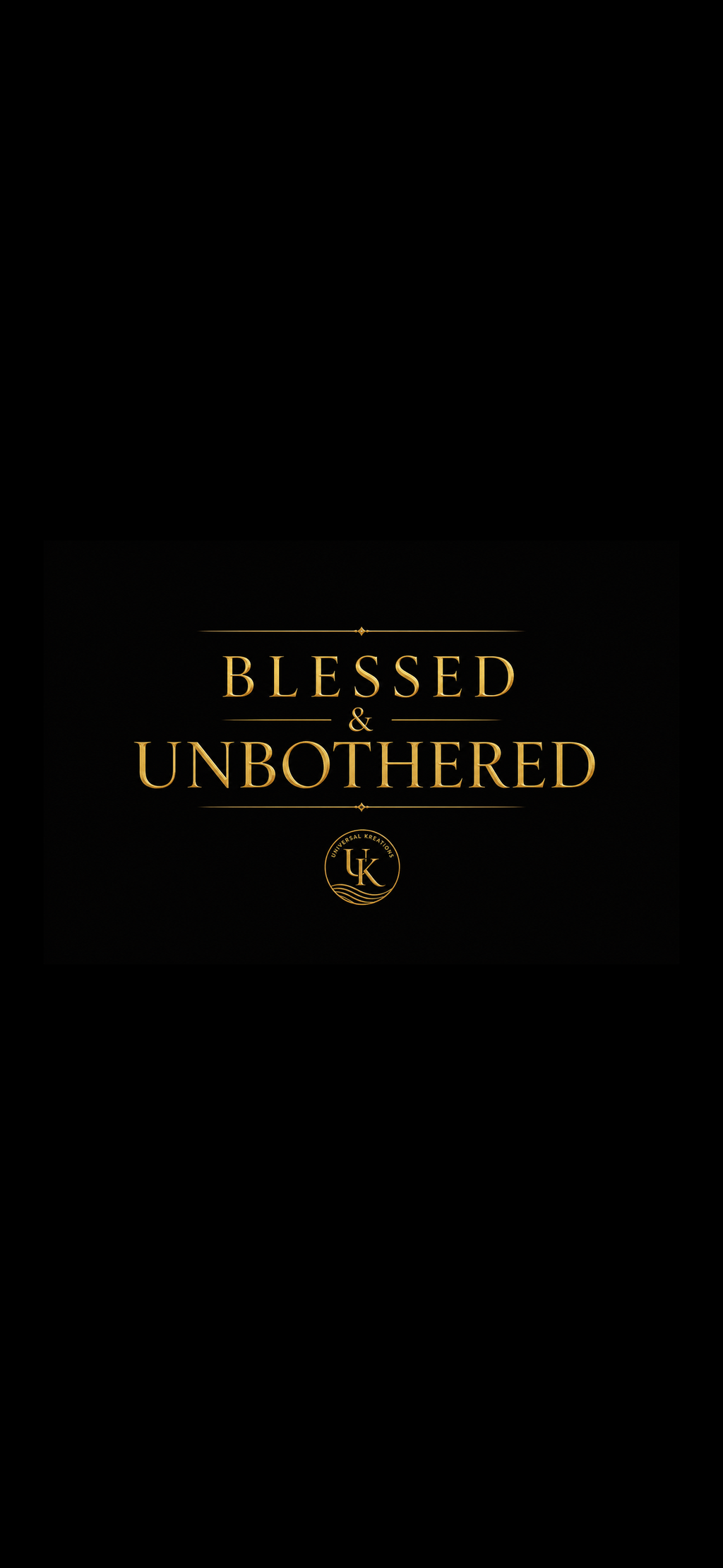 Blessed & Unbothered | Phone + Desktop Wallpaper Pack