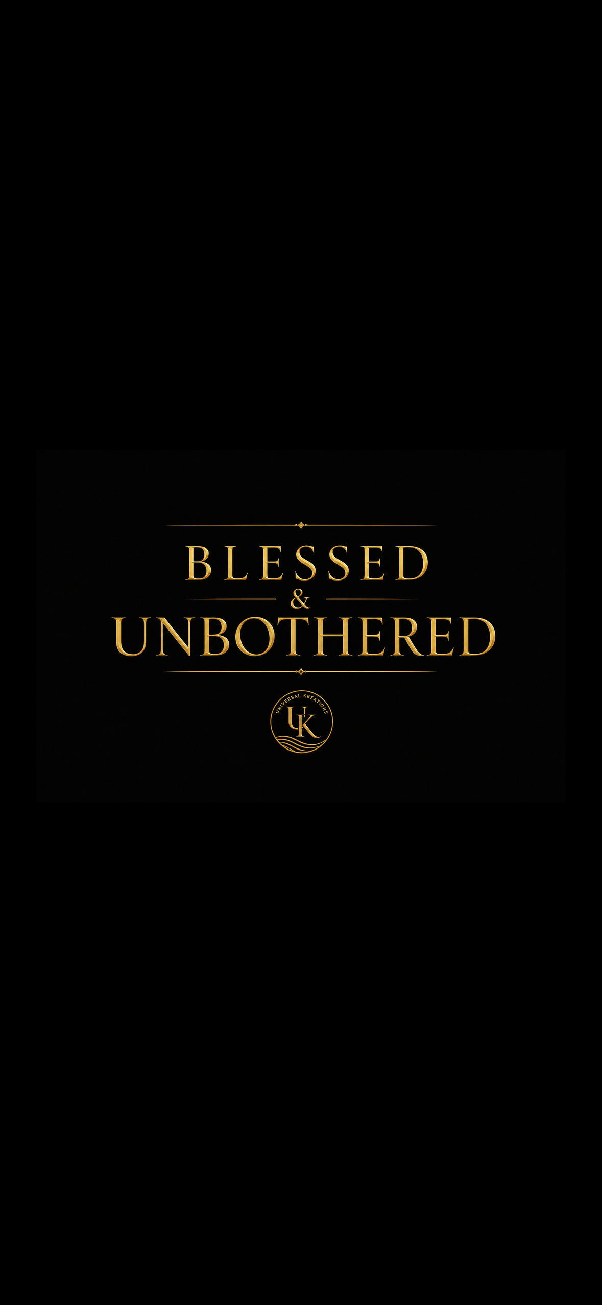 Blessed & Unbothered | Phone + Desktop Wallpaper Pack