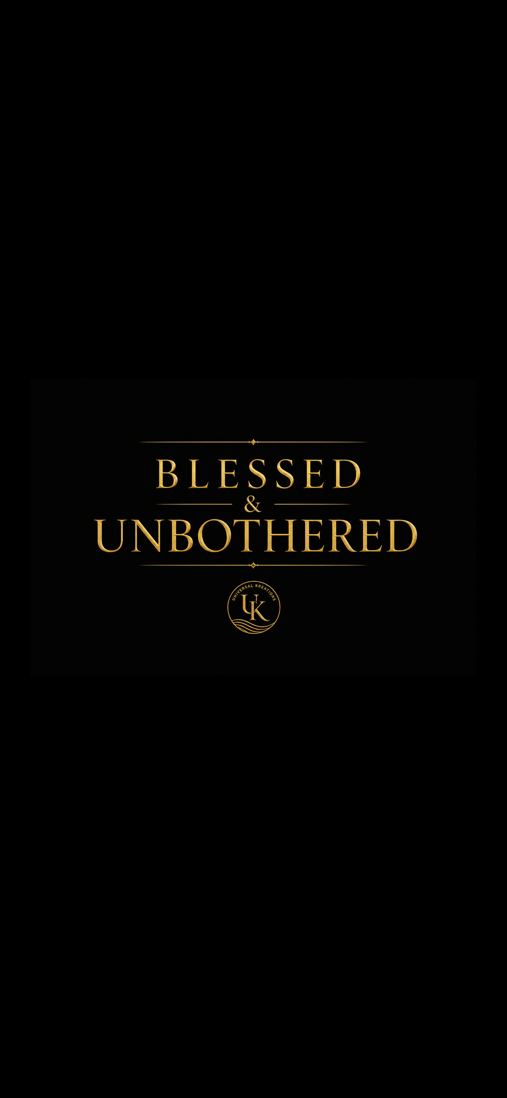 Blessed & Unbothered | Phone + Desktop Wallpaper Pack