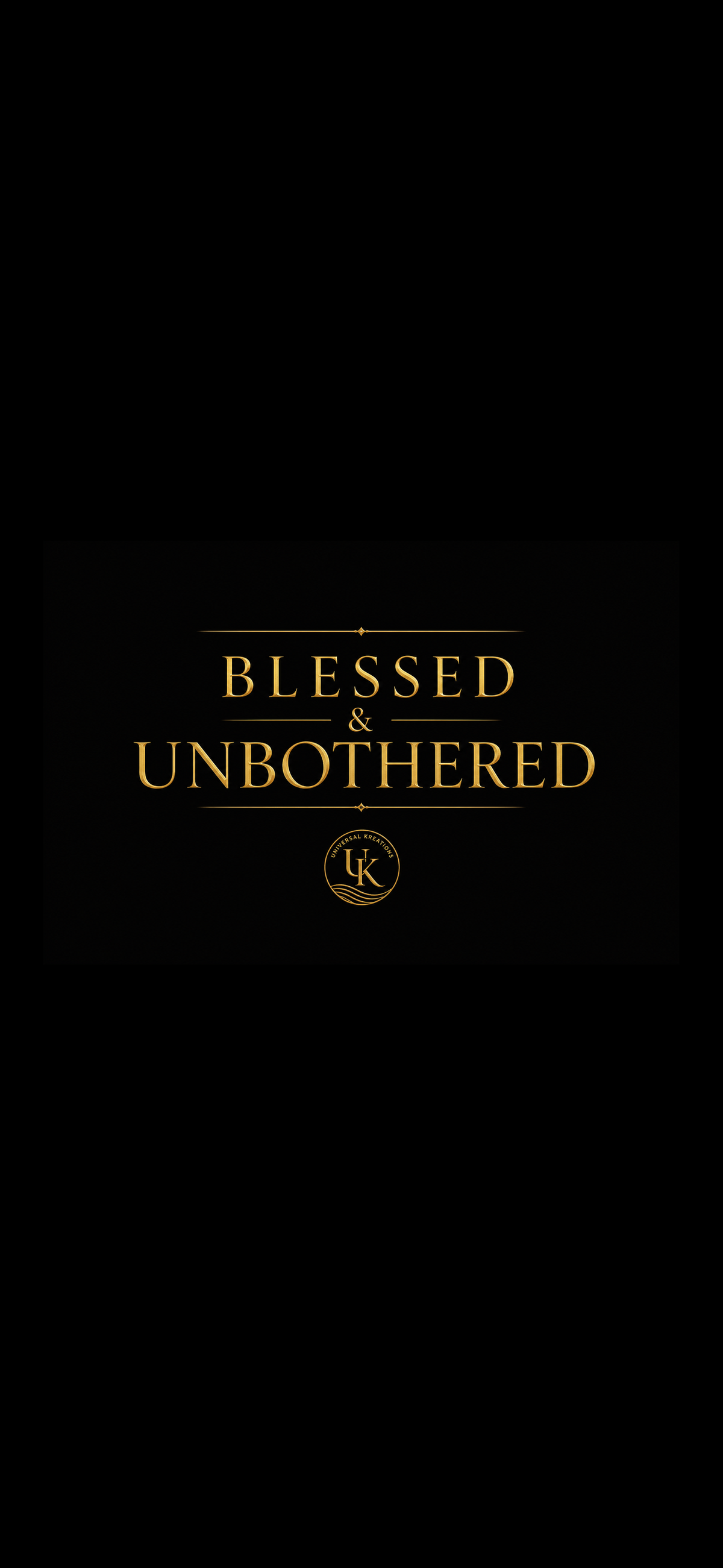 Blessed & Unbothered | Phone + Desktop Wallpaper Pack