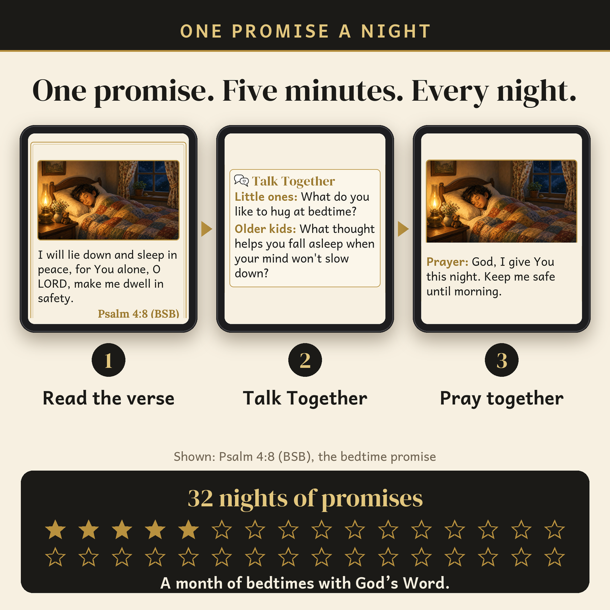 Color the Promise Read-Aloud Family Edition — one promise a night: read the verse, talk together, pray together